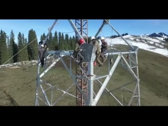 4 poten hoekige stalen toren