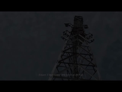 3 poten hoekige stalen toren